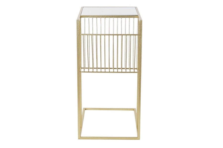 Detall ITEM Revistero Metal Espejo 48X35X71 Dorado Hot