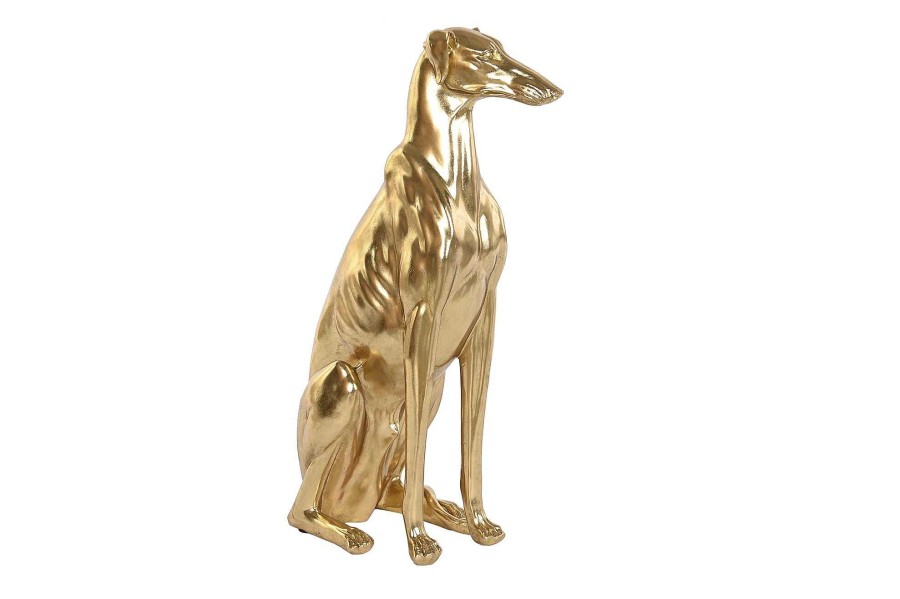 Detall ITEM Figura Resina 42,5X25,5X78 Galgo Dorado Best