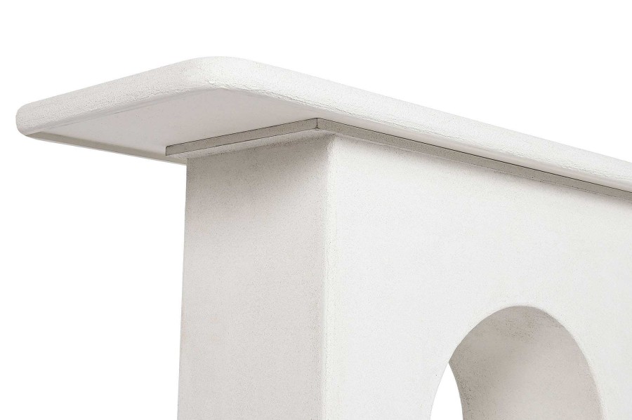 Detall ITEM Consola Abeto Mdf 120X40X80 22,70 Blanco New