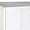 Detall ITEM Aparador Mango Metal 91X44X152 Blanco Wholesale