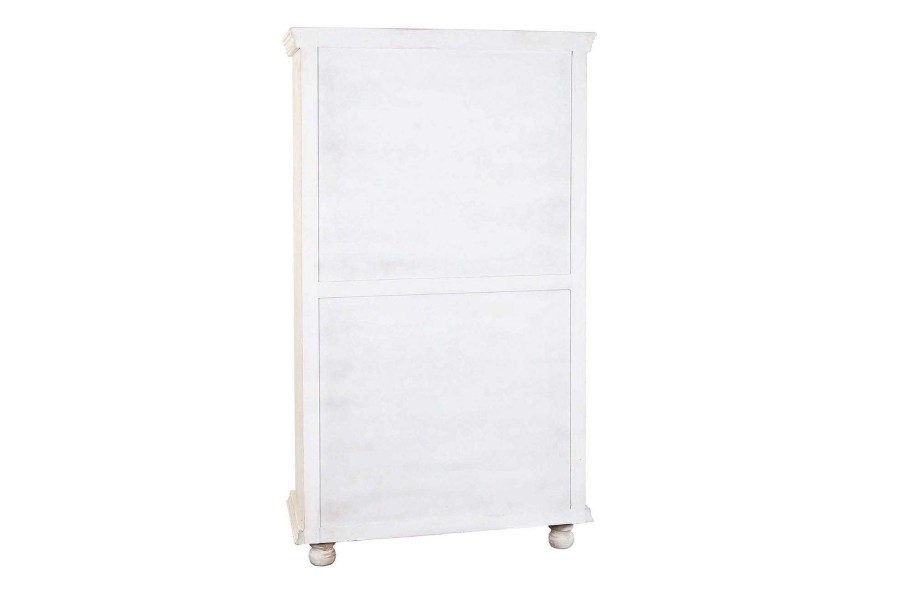 Detall ITEM Armario Mango Madera 100X40X180 Envejecido Blanco Hot