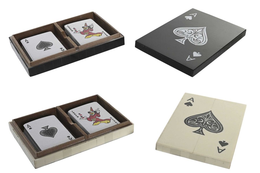 ITEM Juego Set 2 Resina 18X12X3 Cartas 2 Surt. Wholesale