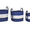 Detall ITEM Cesta Set 3 Yute 40X32X40 Azul Marino Clearance