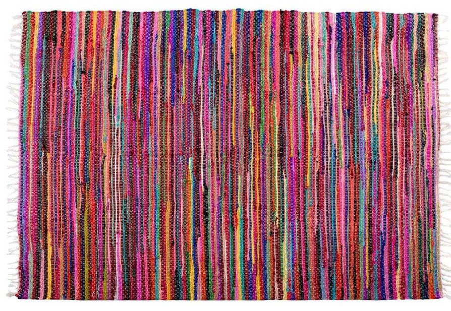 ITEM Alfombra Algodon 200X290X0,5 Chindi Multicolor Hot