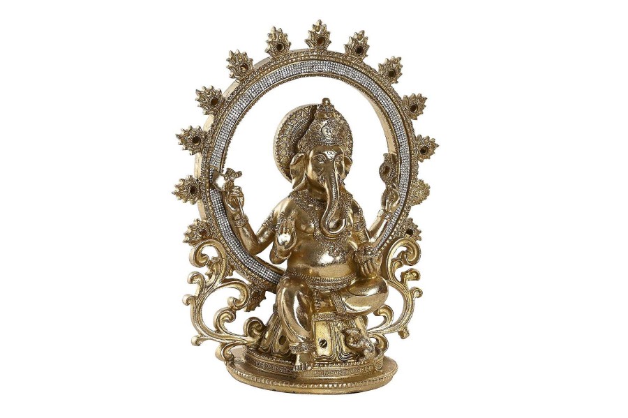 Detall ITEM Figura Resina 25,5X15X30,5 Ganesha Dorado Clearance