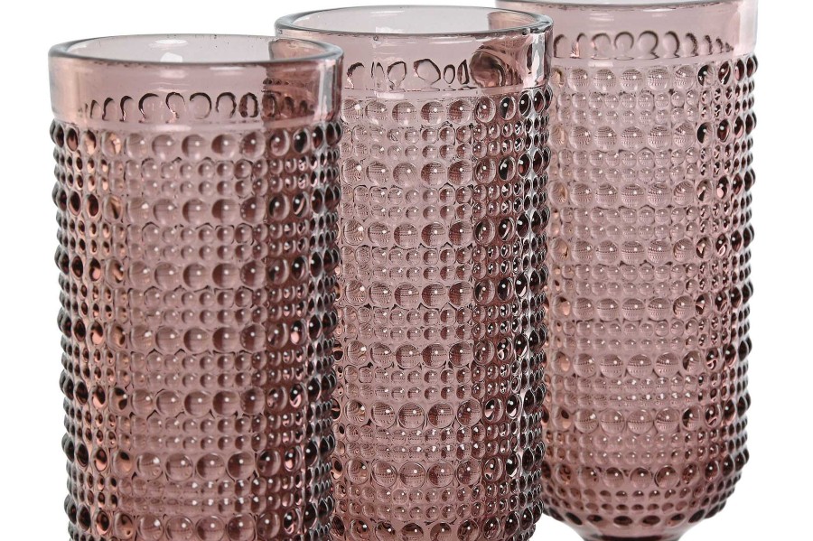 ITEM Copa Set 6 Cristal 7X7X20 150Ml, Rosa Clearance