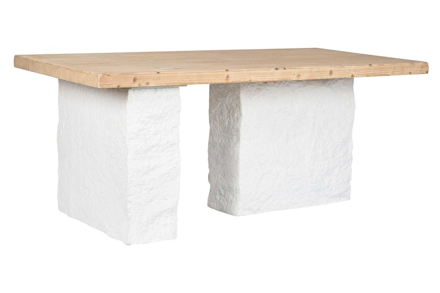 Detall ITEM Mesa Comedor Abeto Resina 180X90X77 53,40 Blanco Wholesale