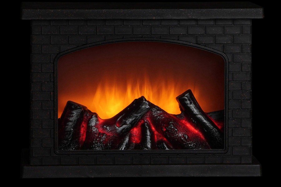 ITEM Chimenea Pp Led 27X12X20 Negro Online