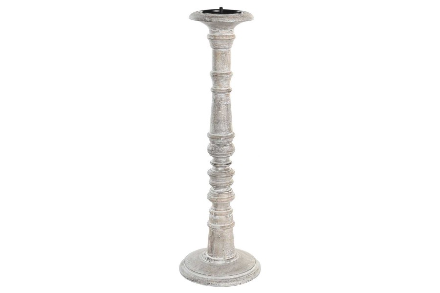 ITEM Candelabro Mango Metal 17,5X17,5X57 Desgastado Best