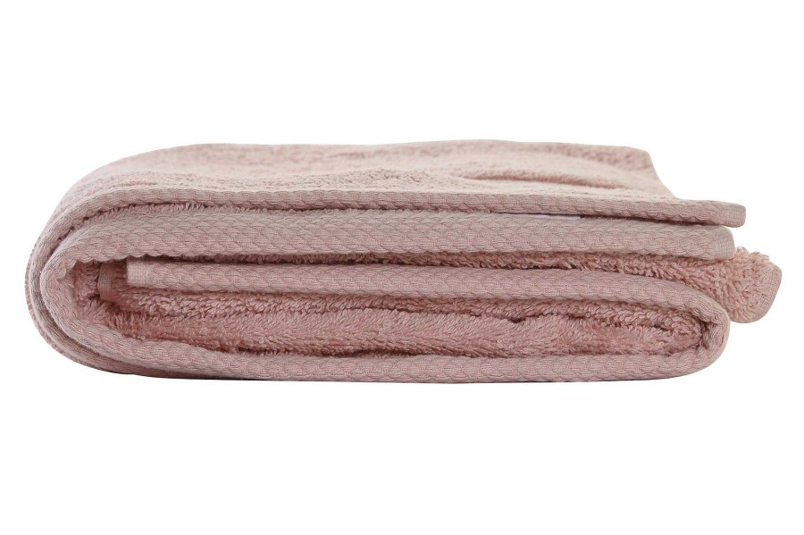 ITEM Toalla Algodon 70X140X1 600Gsm Ducha Rosa Palo New