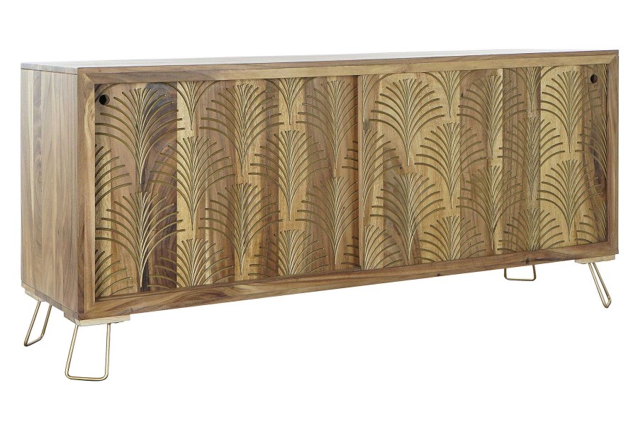 Detall ITEM Buffet Sheesham Metal 160X45X75 Hoja Natural Online