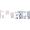 ITEM Bebe Set 7 Algodon 33X30 0-6 Meses Estrellas 2 Sur Wholesale