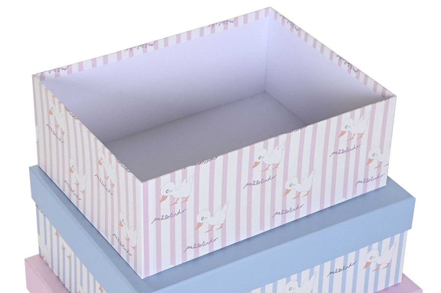 Detall ITEM Caja Set 10 Carton 43,5X33,5X15,5 Patitos Rosa Best