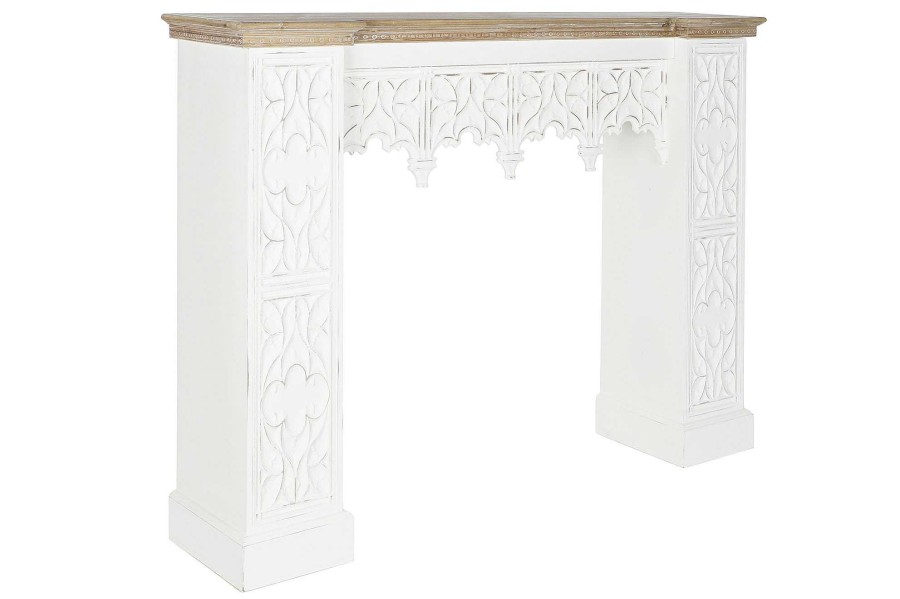 Detall ITEM Frontal Chimenea Abeto Mdf 137,5X29,5X101 Blanco Clearance