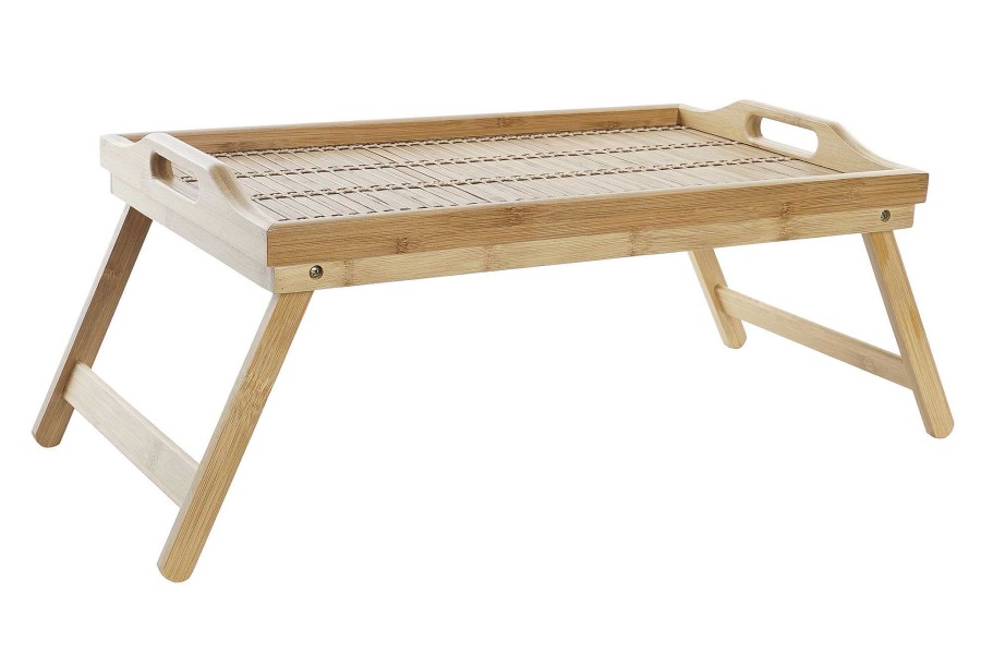 ITEM Bandeja Bambu 62X30X22 Patas Natural Online