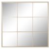 Detall ITEM Espejo Hierro Cristal 90X2X90 Ventana Beige Wholesale