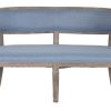 Detall ITEM Sofa Poliester Rubberwood 122X69X72 Azul New