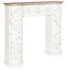 Detall ITEM Frontal Chimenea Abeto Mdf 128X28X114 Blanco Hot