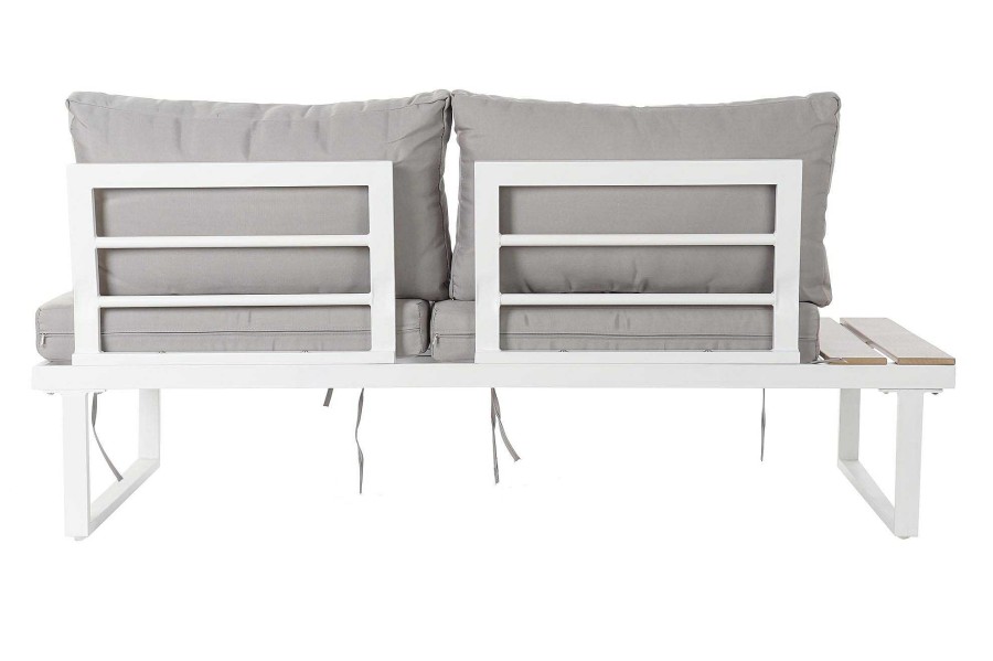 Detall ITEM Sofa Set 4 Acero Poliester 231X231X74 Gris Wholesale