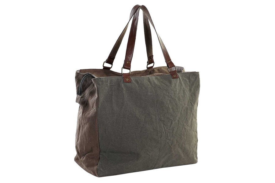 Detall ITEM Bolsa Lienzo Cuero 48X22X40 26 Bicicleta Marron Online