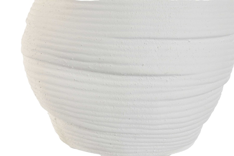 Detall ITEM Macetero Ceramica 29X29X27 Blanco Online