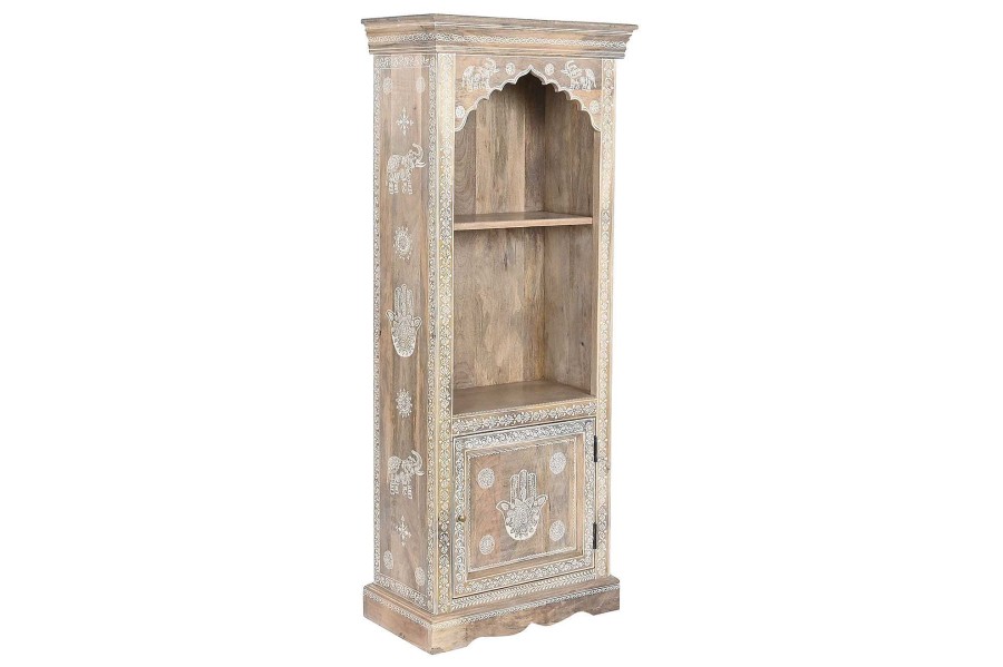 Detall ITEM Libreria Mango Mdf 61X30X152 Floral Pintado Mano Best