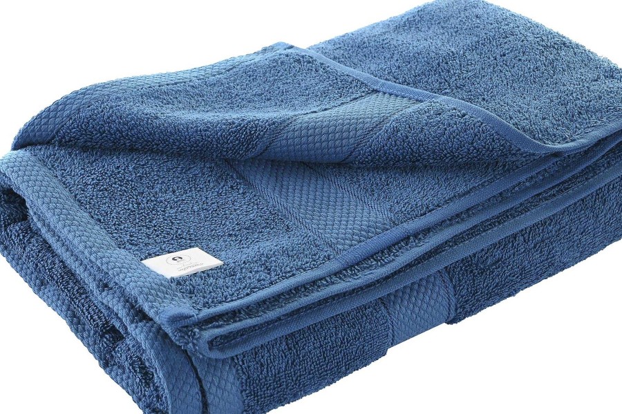 ITEM Toalla Algodon 70X140X1 600Gsm Ducha Azul Marino Best