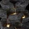 Detall ITEM Fuente Resina Led 42X30X60 Piedras Gris Hot