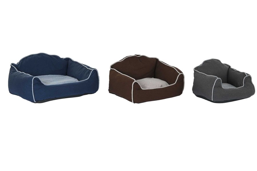 Detall ITEM Cama Mascota Set 3 Poliester 72X61X34 Azul Online