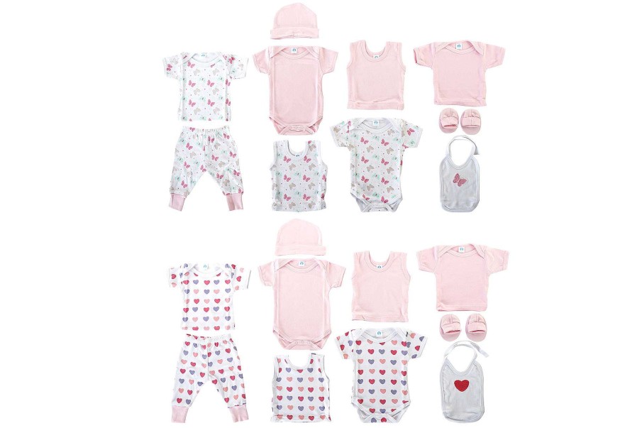 ITEM Bebe Set 11 Algodon 32X24 0-6 Meses Corazones 2 Su Best