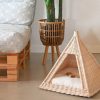 Detall ITEM Cama Mascota Ratan 45X45X45 Natural Best