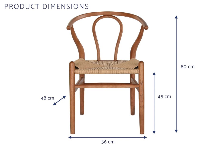 Detall ITEM Silla Olmo Fibra 56X48X80 Natural Online