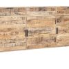 Detall ITEM Buffet Mango Metal 150X40X80 48,45 Natural Natural Wholesale