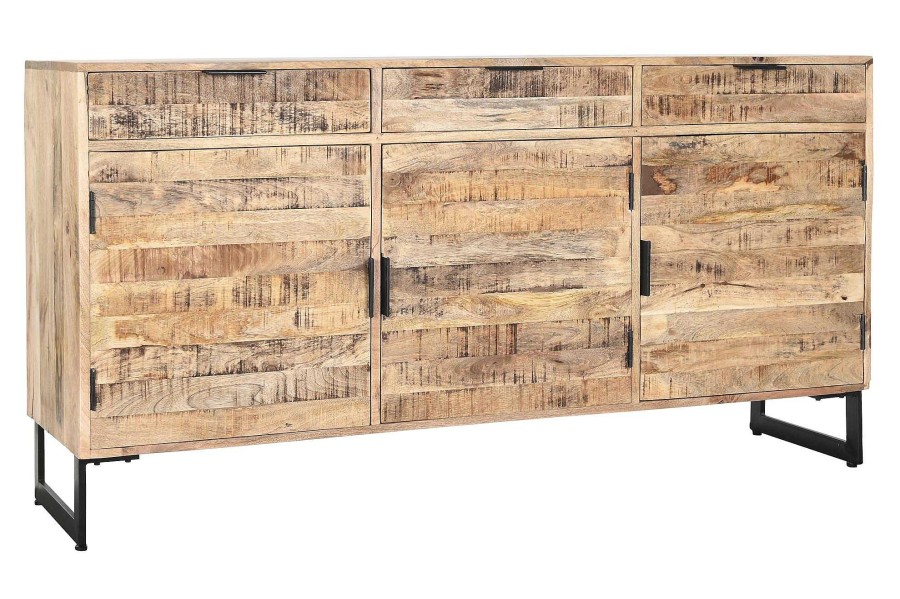 Detall ITEM Buffet Mango Metal 150X40X80 48,45 Natural Natural Wholesale