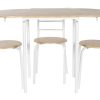 Detall ITEM Mesa Set 5 Mdf Metal 121X55X78 Blanco New