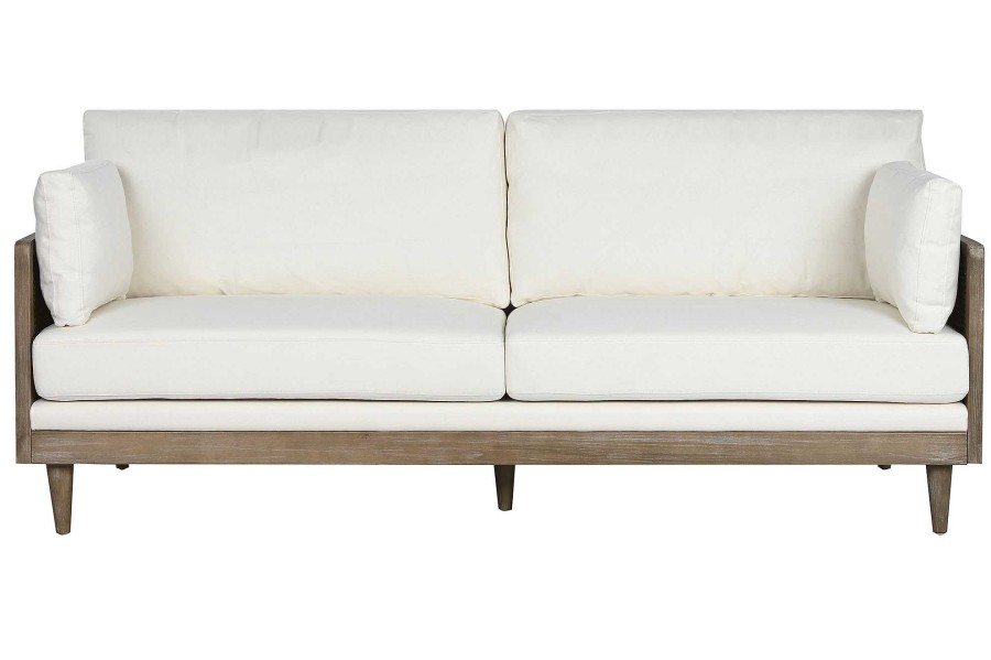 Detall ITEM Sofa Ratan Poliester 208X86X88 Natural Wholesale