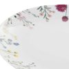 Detall ITEM Vajilla Set 18 Porcelana 27X27X3 Flores Multicolor Hot