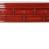 Detall ITEM Consola Olmo Metal 128X30X88 Rojo Online