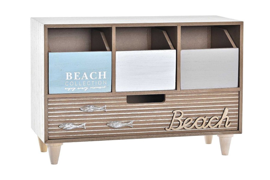 Detall ITEM Joyero Madera 34X14X24 Beach Marron Online