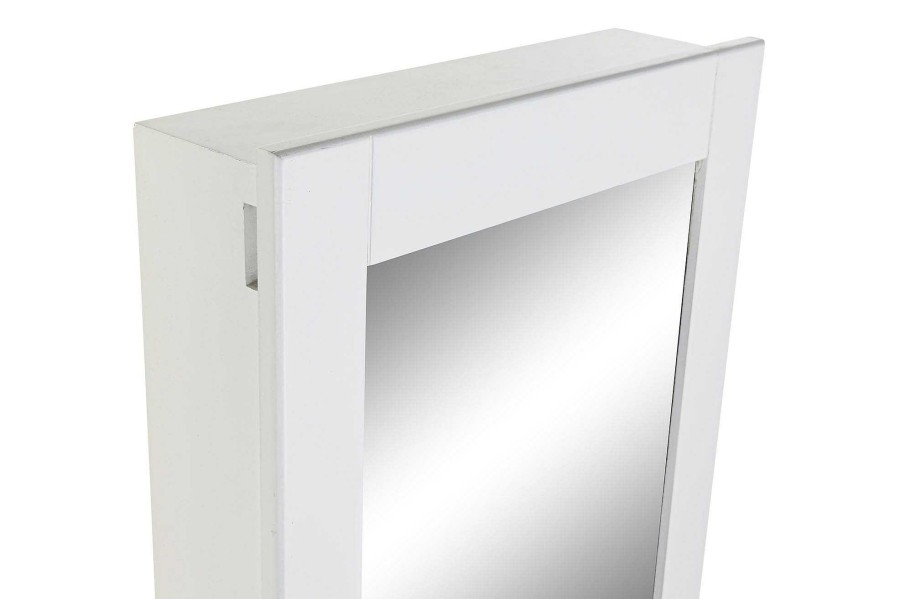 Detall ITEM Joyero Mdf Espejo 35,7X35,8X154 Blanco Hot