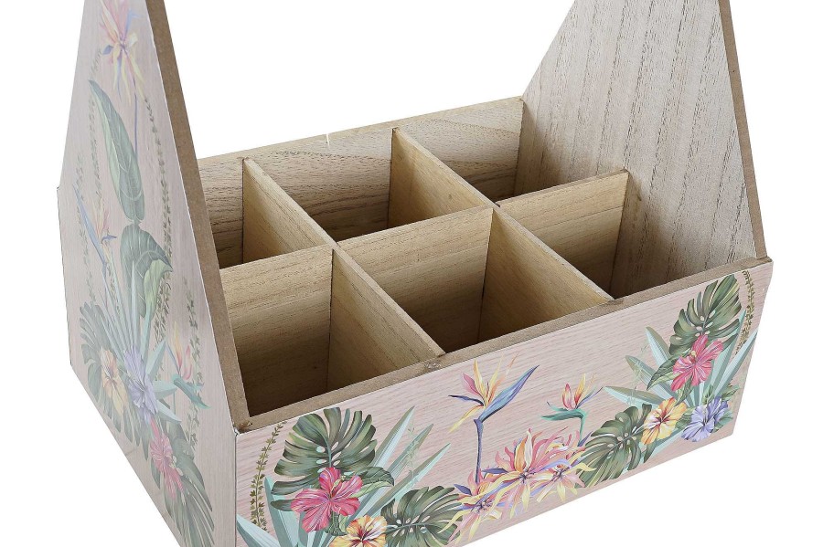 ITEM Portavasos Mdf 24X16,5X25 6B, Tropic Garden 2 Surt Online