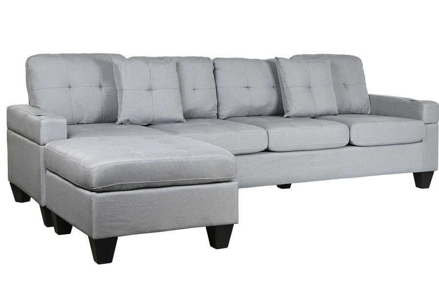 Detall ITEM Sofa Poliester Pp 244X146X81 Chaiselongue Clearance