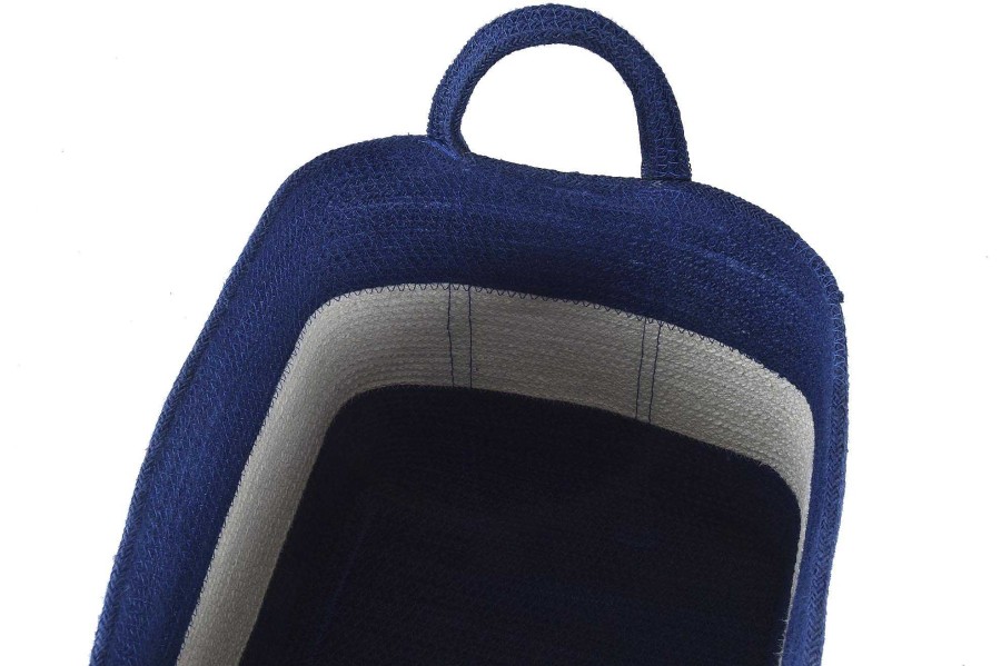 Detall ITEM Cesta Set 3 Yute 40X32X40 Azul Marino Clearance