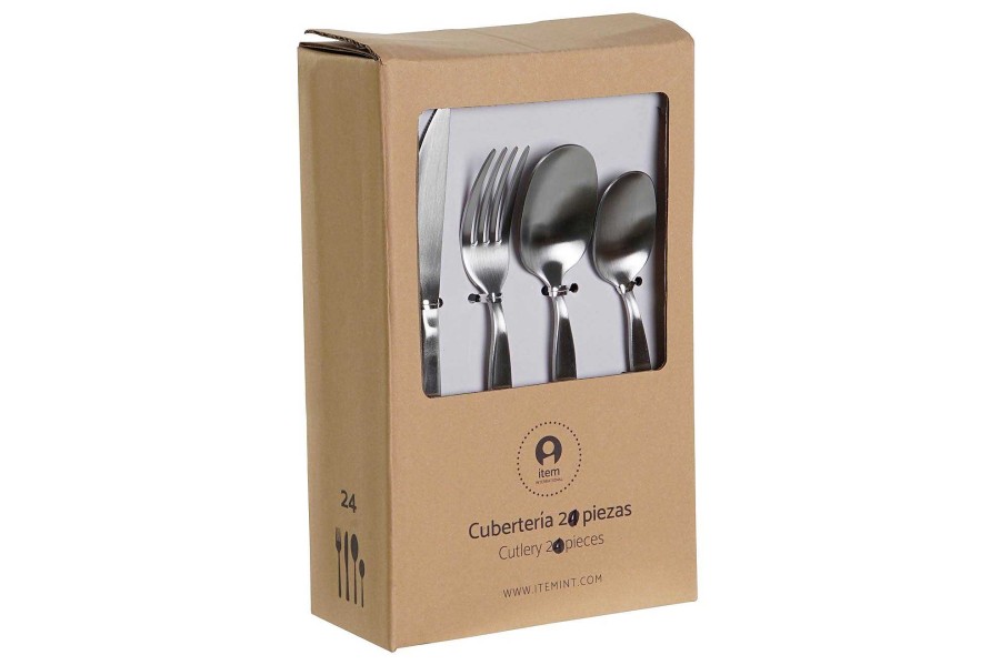 ITEM Cuberteria Set 24 Inox 2X0,5X22 Plateado Clearance