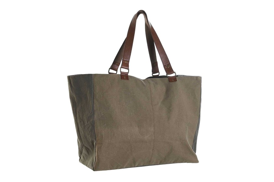 Detall ITEM Bolsa Canvas Cuero 48X22X40 26 Bicicleta Beige Wholesale